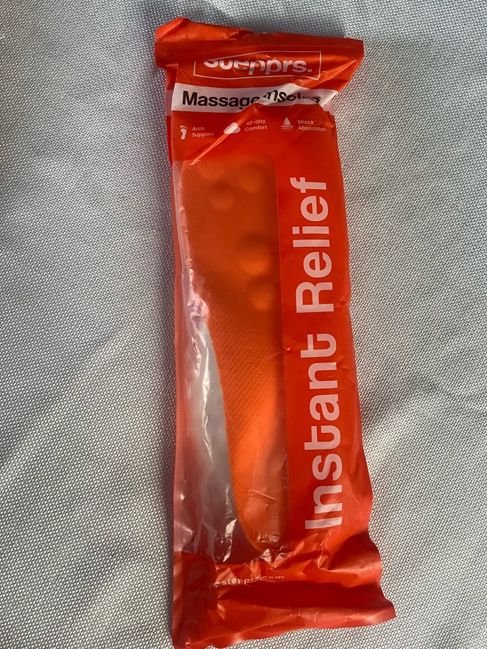 Stepprs Insoles Massage Soles Shoe Inserts Womens 8 Mens 7 New In Package